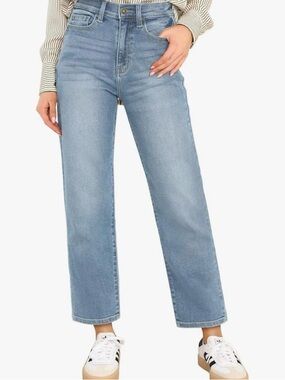 Amazon Light Blue High-Rise Straight Leg Women’s Jeans
